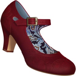 Chaussures Mary Jane simili lézard