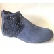 TOBOOTS BRODEES BLEUES LATERAL