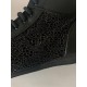 Chaussure Gina noir détail broderie